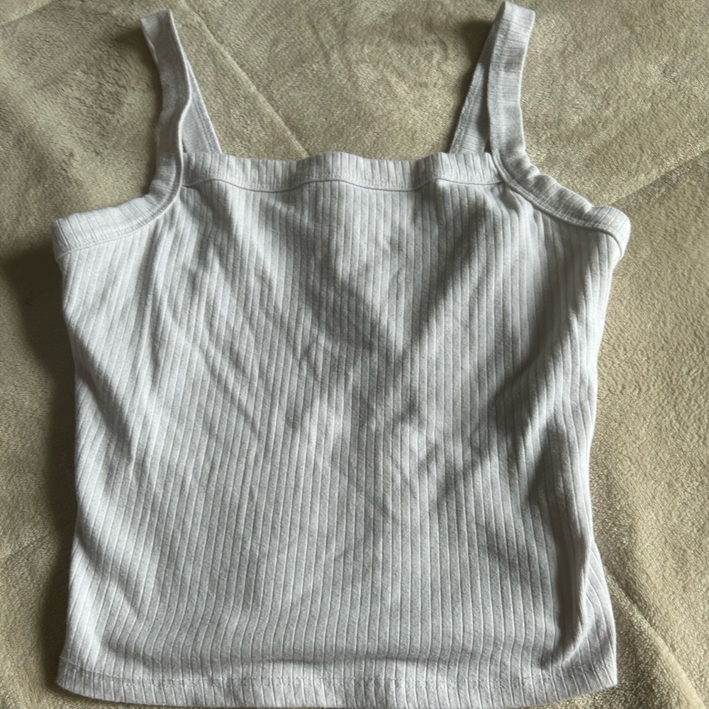 White tank top